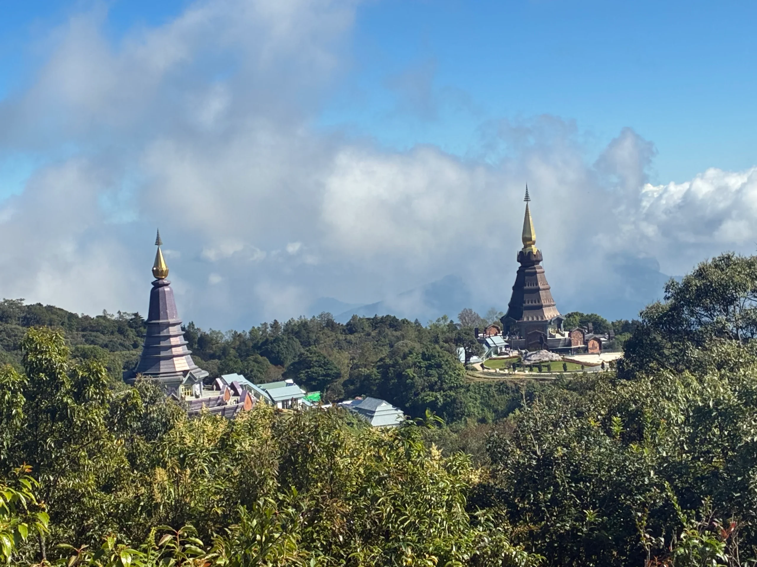 Twin pagodas, Don Inthanon National Park