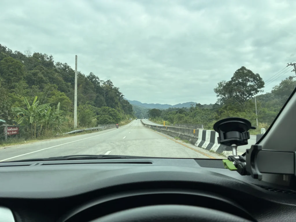 Highway 118 to Chiang Rai, Thailand